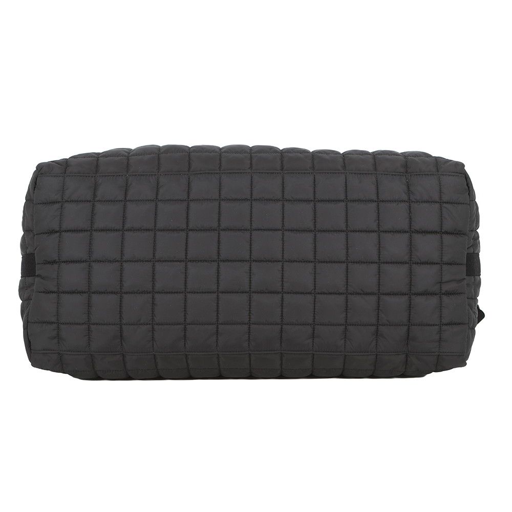 Saint Laurent Paris Boston Bag Noux Quilted Nylon Black — view 3