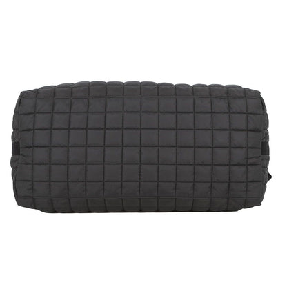 Saint Laurent Paris Boston Bag Noux Quilted Nylon Black — view 3