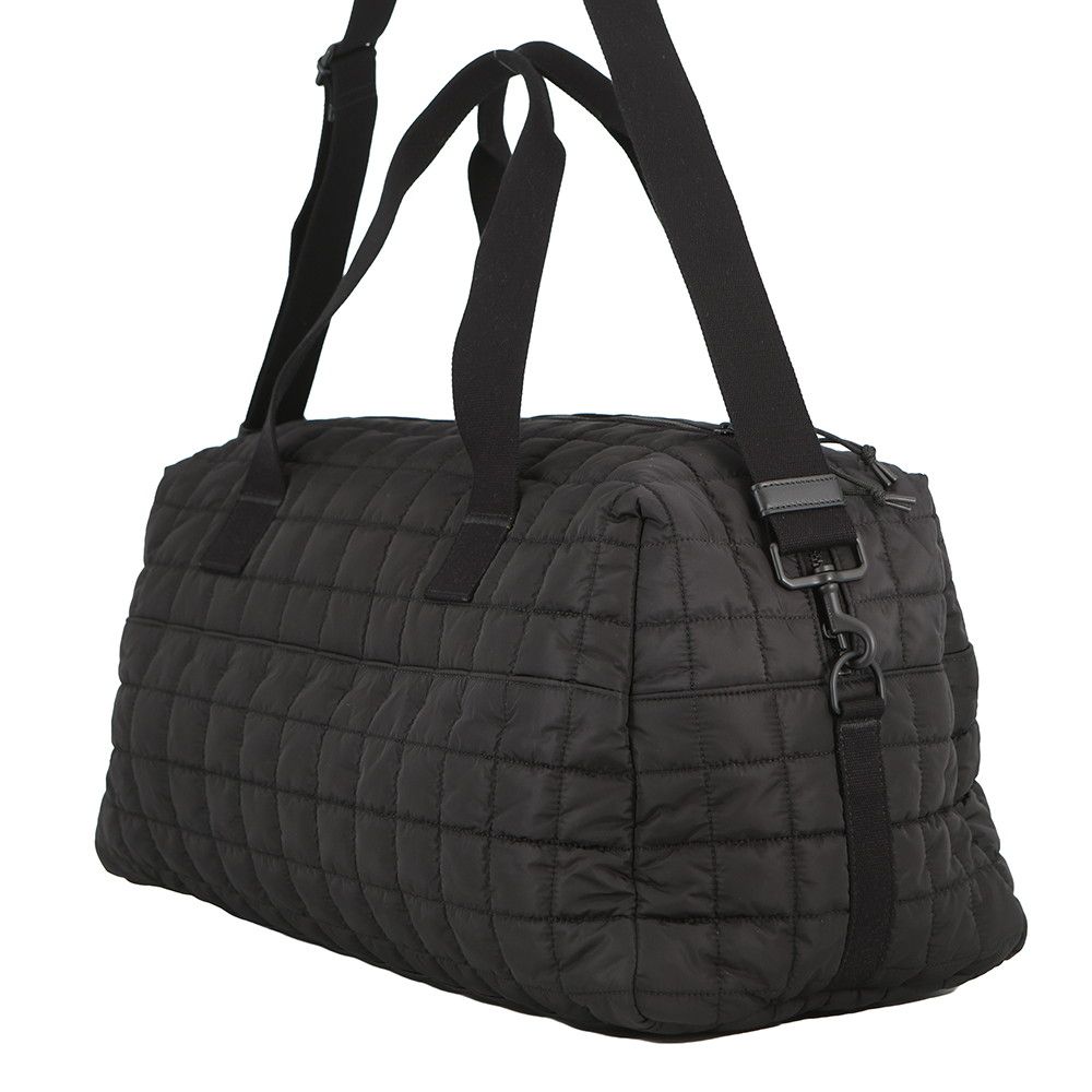 Saint Laurent Paris Boston Bag Noux Quilted Nylon Black — view 2