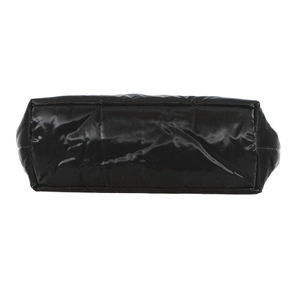 Saint Laurent Paris Tote Wide Puffer Logo Nylon Black — view 3