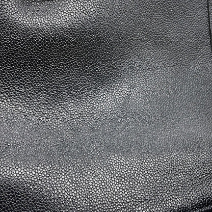 Chanel Chain Shoulder Bag Quilted CC Logo Grained Calfskin — view 8