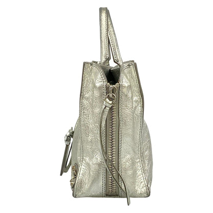 Balenciaga Tote Paper A6 Silver Leather — view 4