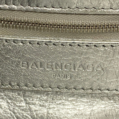 Balenciaga Tote Paper A6 Silver Leather — view 9