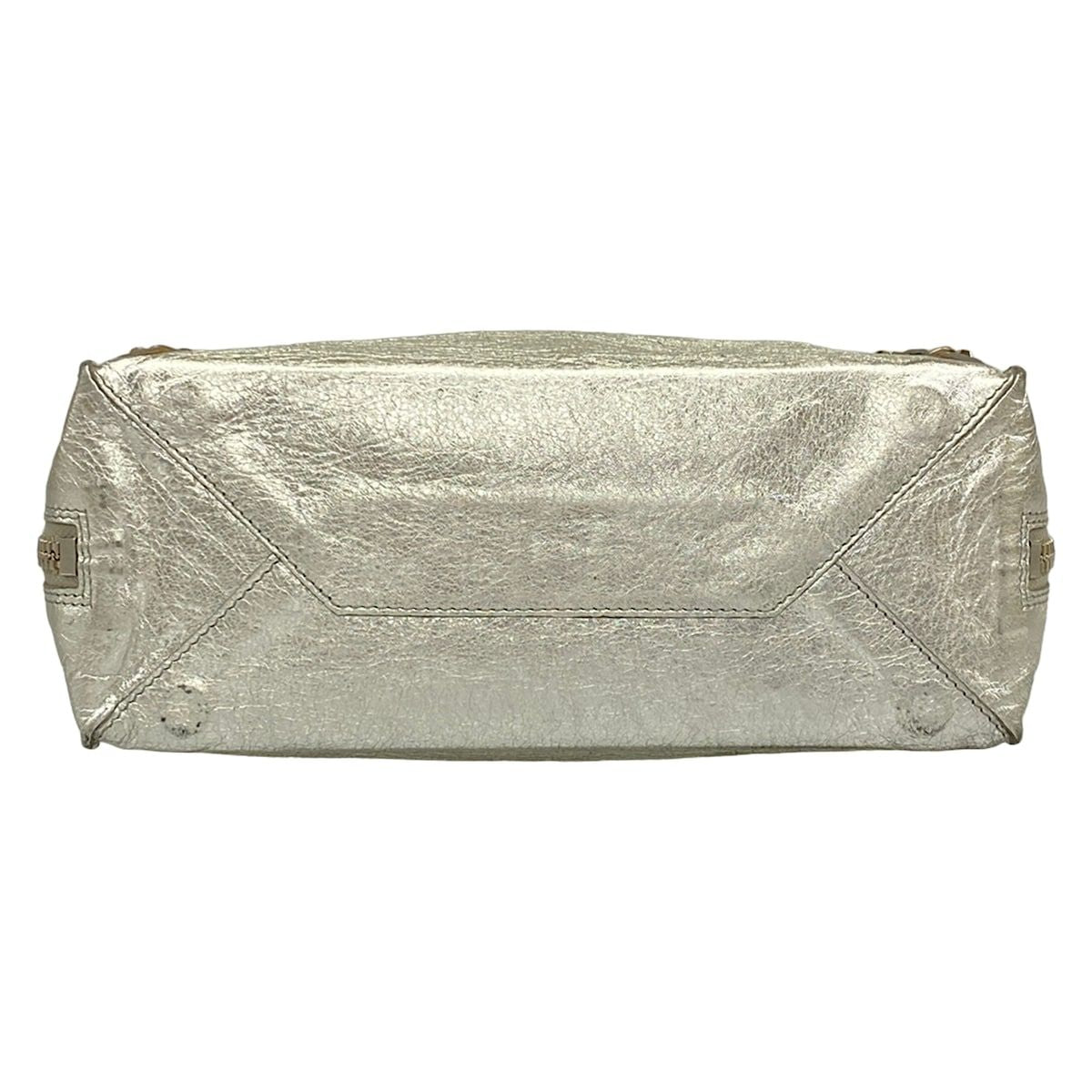 Balenciaga Tote Paper A6 Silver Leather — view 5
