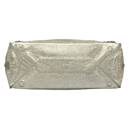 Balenciaga Tote Paper A6 Silver Leather — view 5
