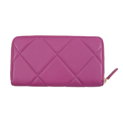 Chanel Wallet 19 Small Zip CC Logo Lambskin — view 3