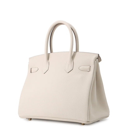 Hermes Birkin 30 Cles Gold Togo Handbag — view 2