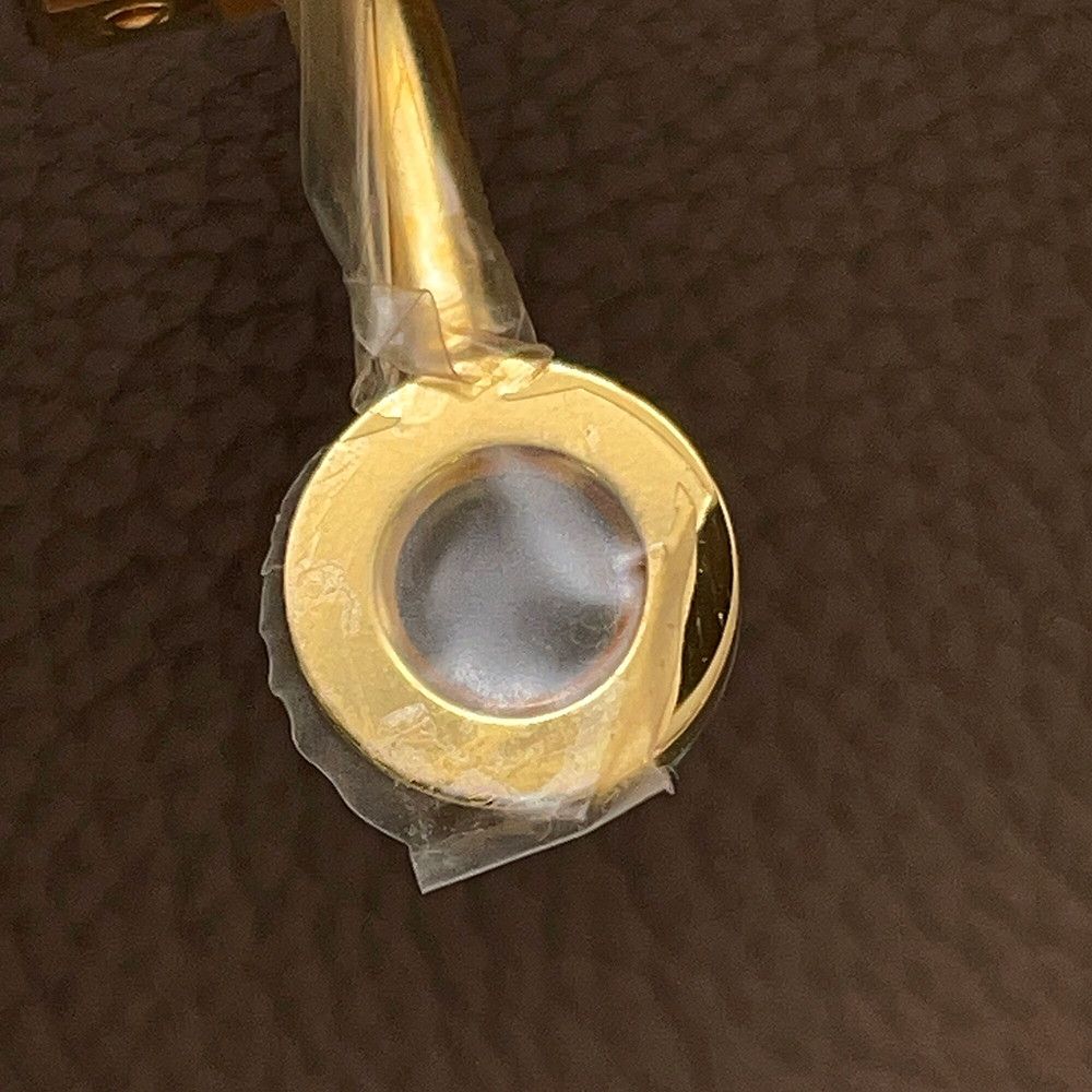 Hermes Birkin 25 Etoupe Gold Togo Handbag — view 8