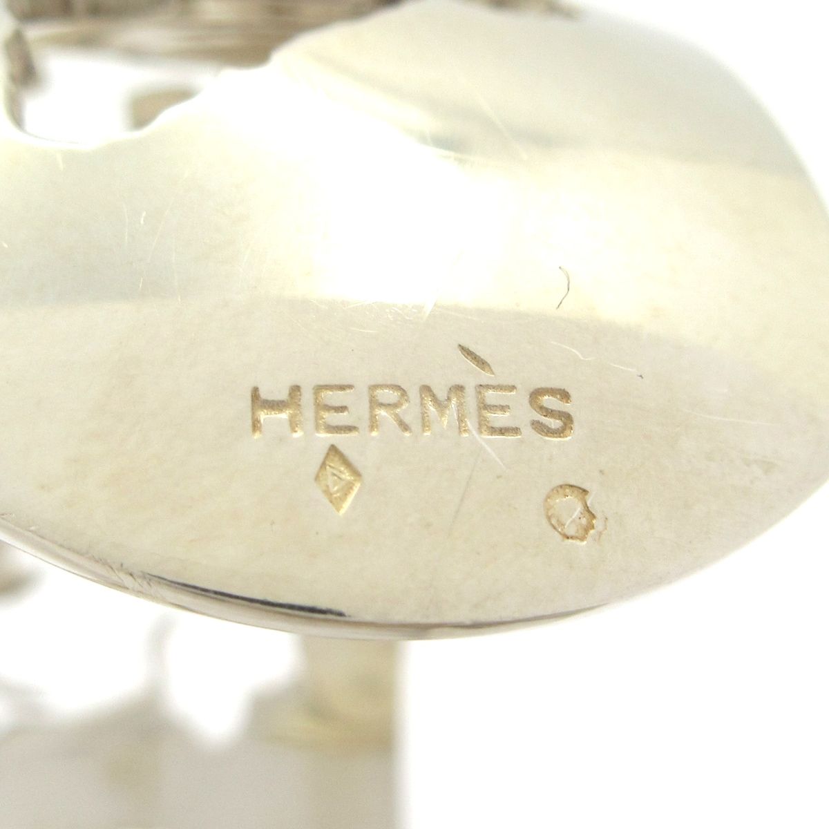 Hermes Bangle Silver Dog Bracelet — view 4