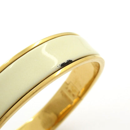 Hermes Bangle Click Gold Ivory Bracelet — view 6