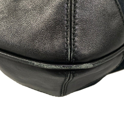 Gucci Handbag Bamboo GG Pattern Black Leather — view 6