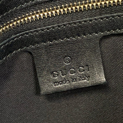 Gucci Handbag Bamboo GG Pattern Black Leather — view 9