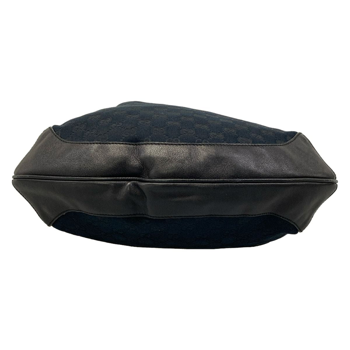 Gucci Handbag Bamboo GG Pattern Black Leather — view 5