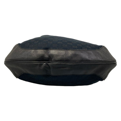 Gucci Handbag Bamboo GG Pattern Black Leather — view 5