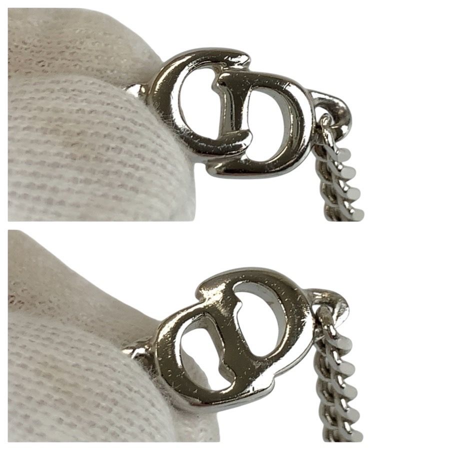 Dior Vintage CD Logo Silver Plated Necklace — view 5