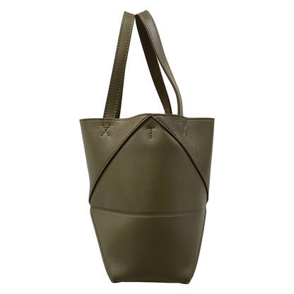 Loewe Tote Puzzle Fold Mini Khaki — view 4
