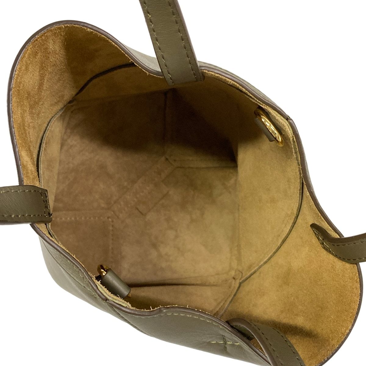 Loewe Tote Puzzle Fold Mini Khaki — view 7