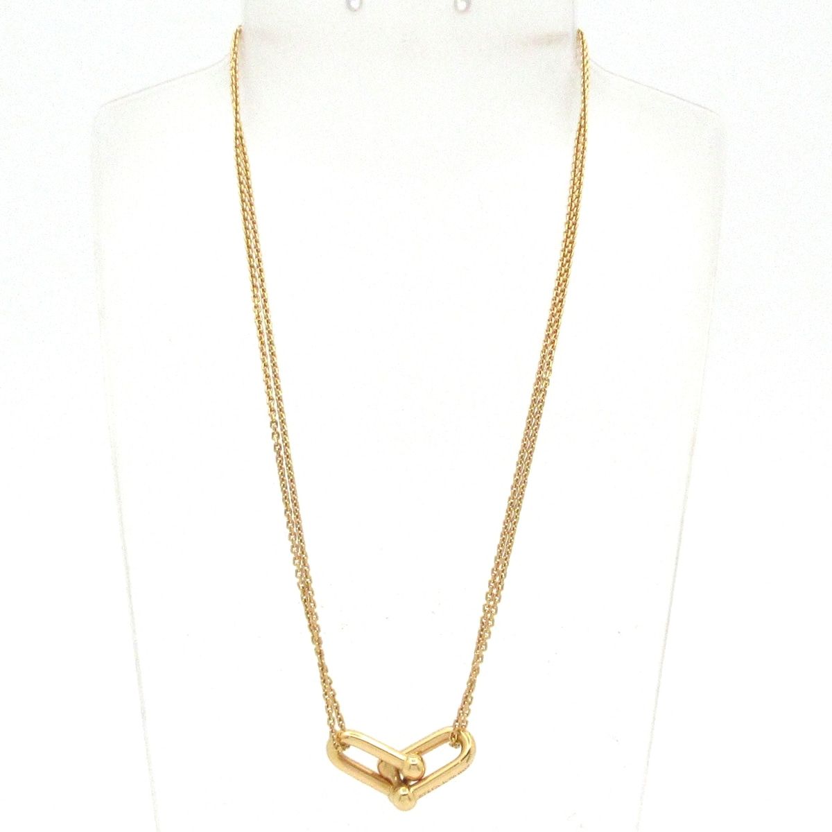 Tiffany & Co Necklace Double Link 18k Pink Gold — view 2