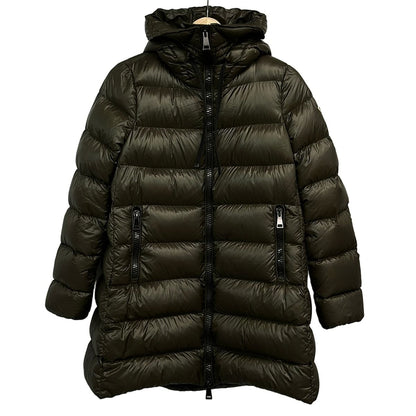Moncler Down Coat 1 S Suyen Khaki Long Sleeve Winter