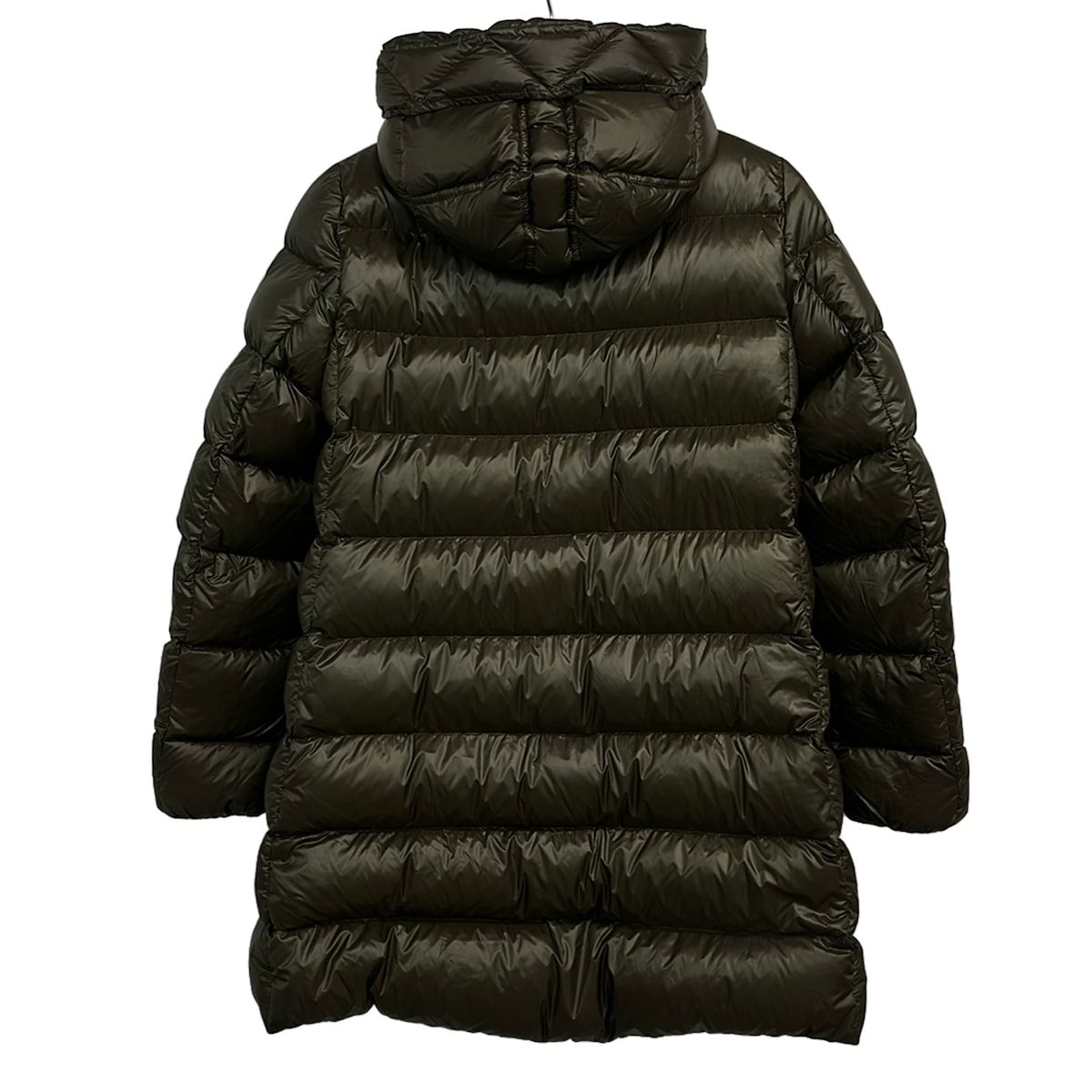 Moncler Down Coat 1 S Suyen Khaki Long Sleeve Winter — view 2