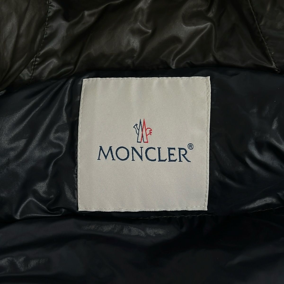 Moncler Down Coat 1 S Suyen Khaki Long Sleeve Winter — view 3