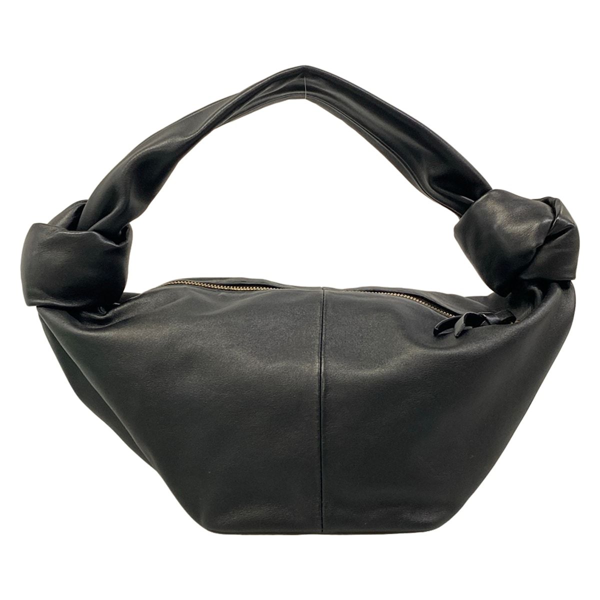 Bottega Veneta Handbag Double Knot Black Leather — view 3