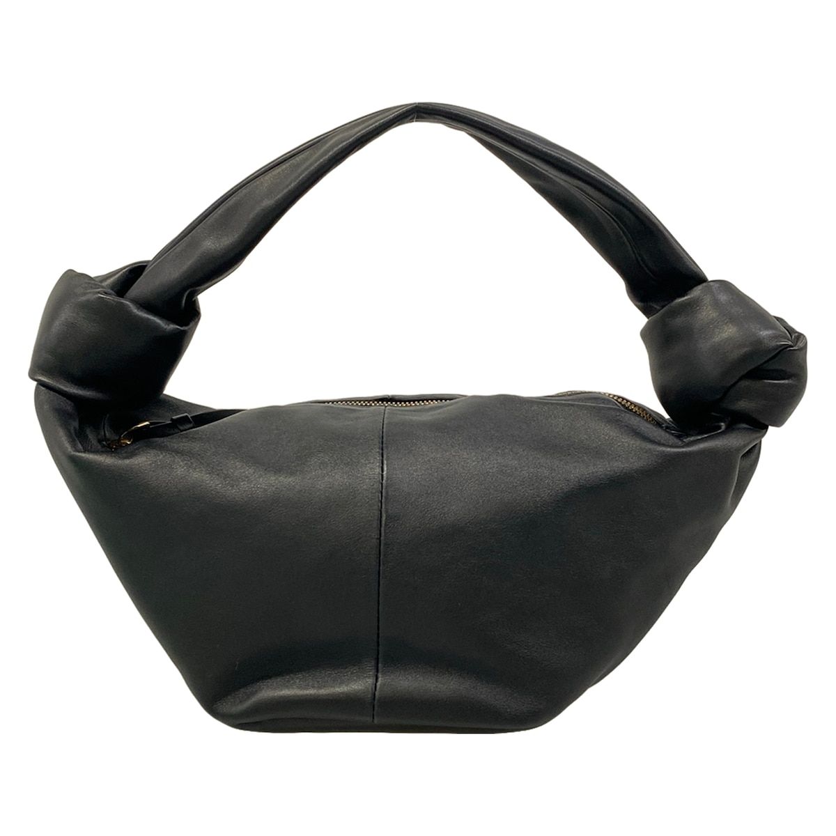 Bottega Veneta Handbag Double Knot Black Leather