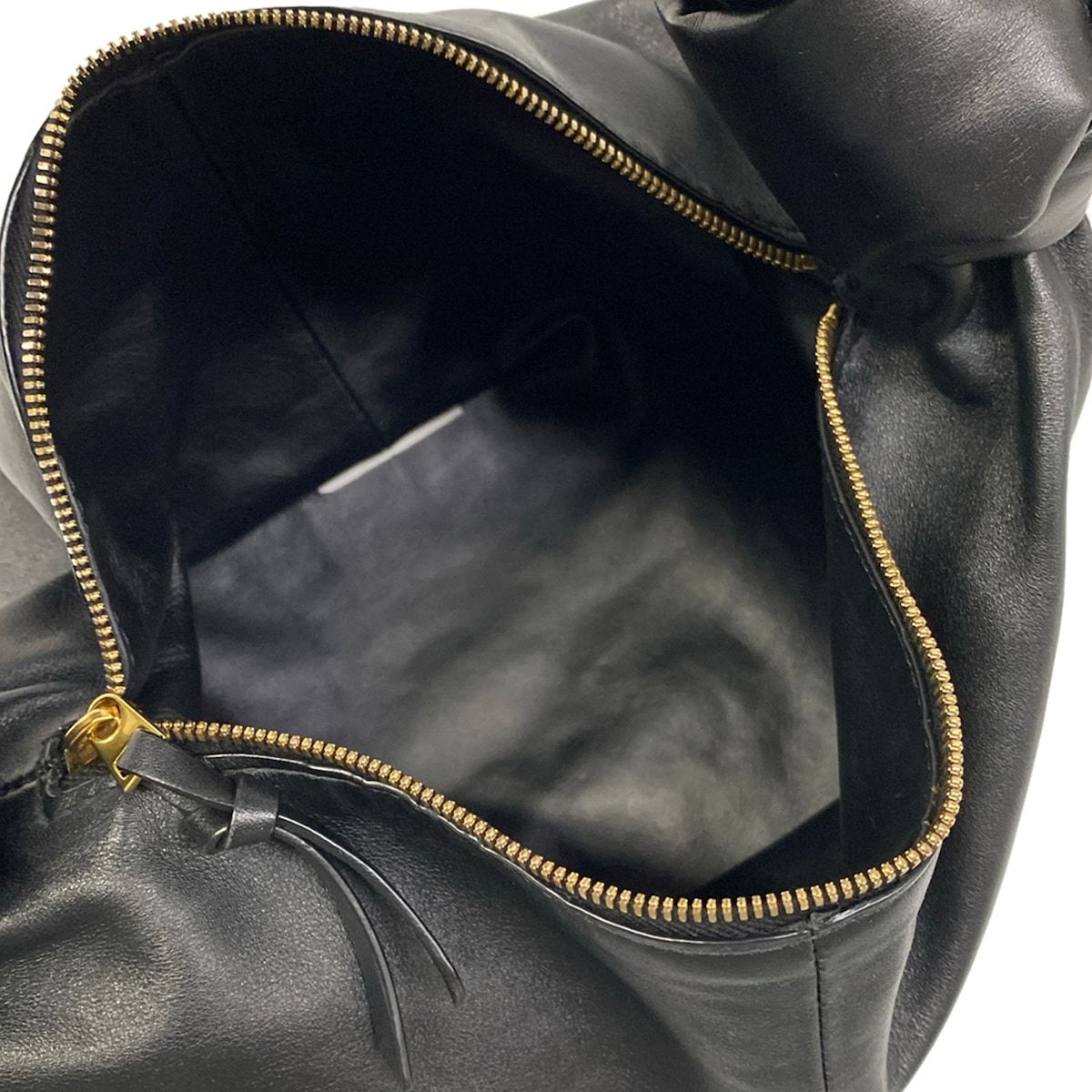Bottega Veneta Handbag Double Knot Black Leather — view 7