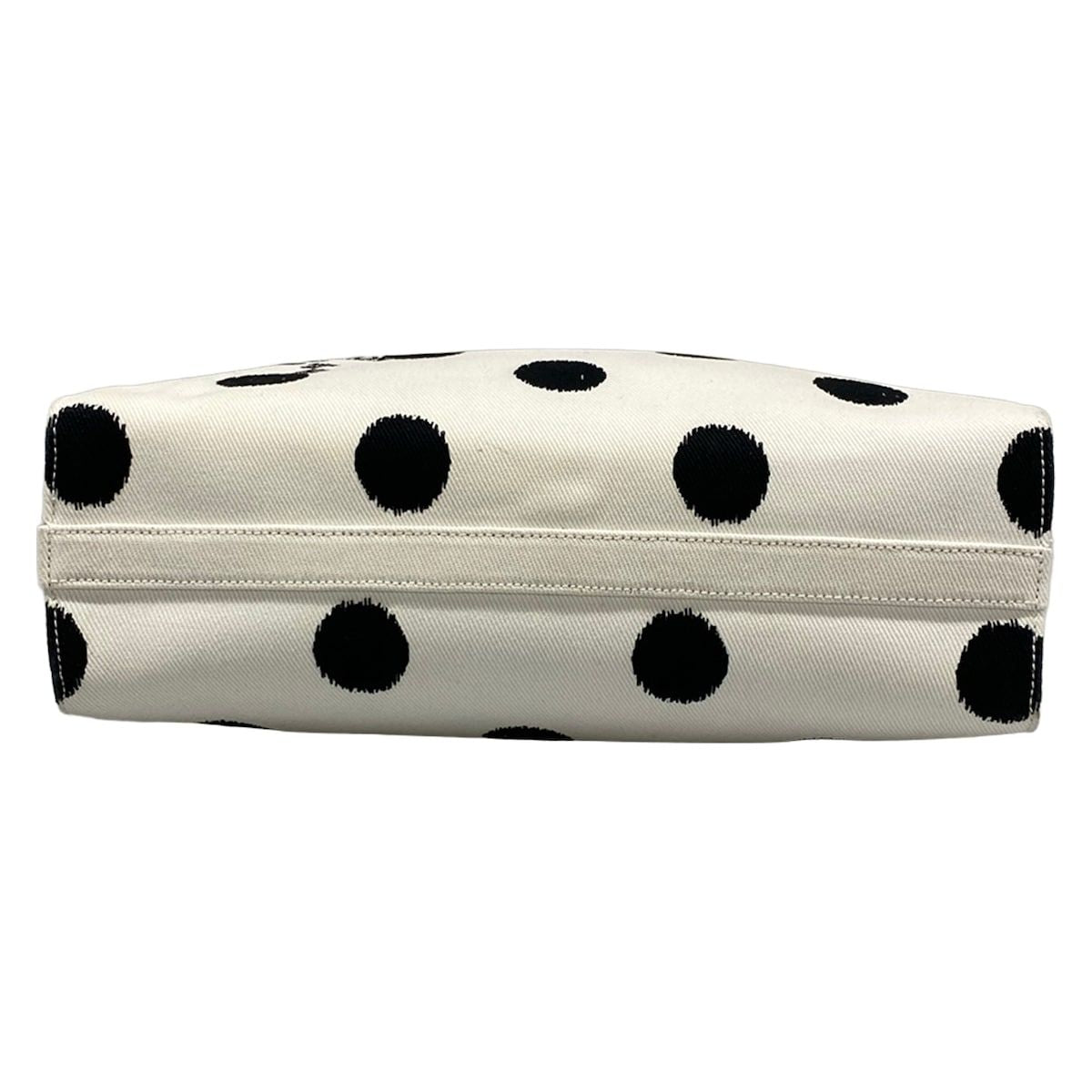 Prada Tote White Black Dot Pattern Isetan Limited — view 5