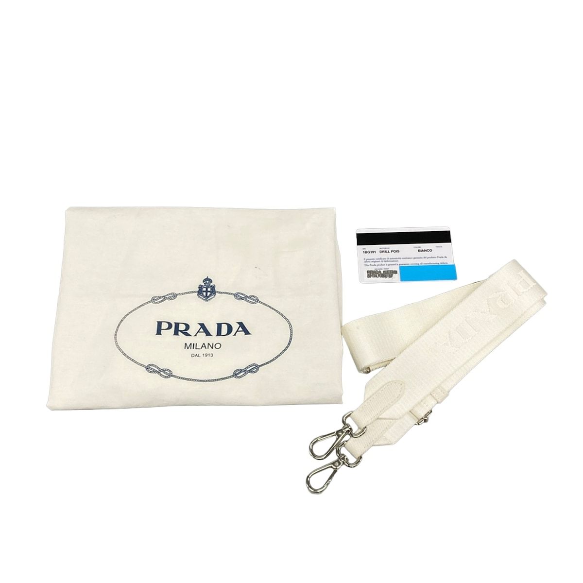 Prada Tote White Black Dot Pattern Isetan Limited — view 8