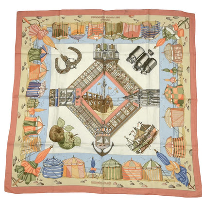 Hermes Scarf Silk Carre 90 Charmes Des Plages Normandes Normandy Coast Charm