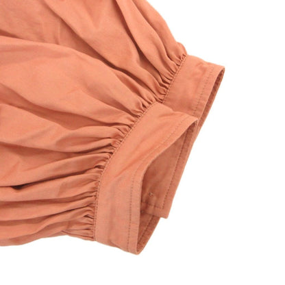 Max Mara Dress Gathered Long Belt Long Sleeve Pink — view 5
