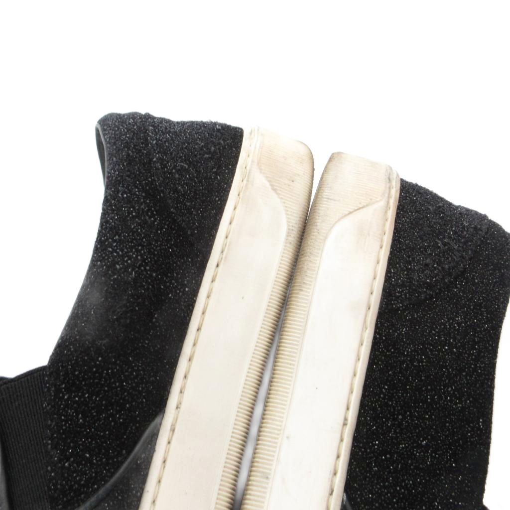 Moncler Glitter Slip on Sneakers 36 Black — view 8