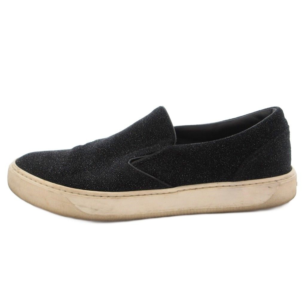 Moncler Glitter Slip on Sneakers 36 Black — view 2