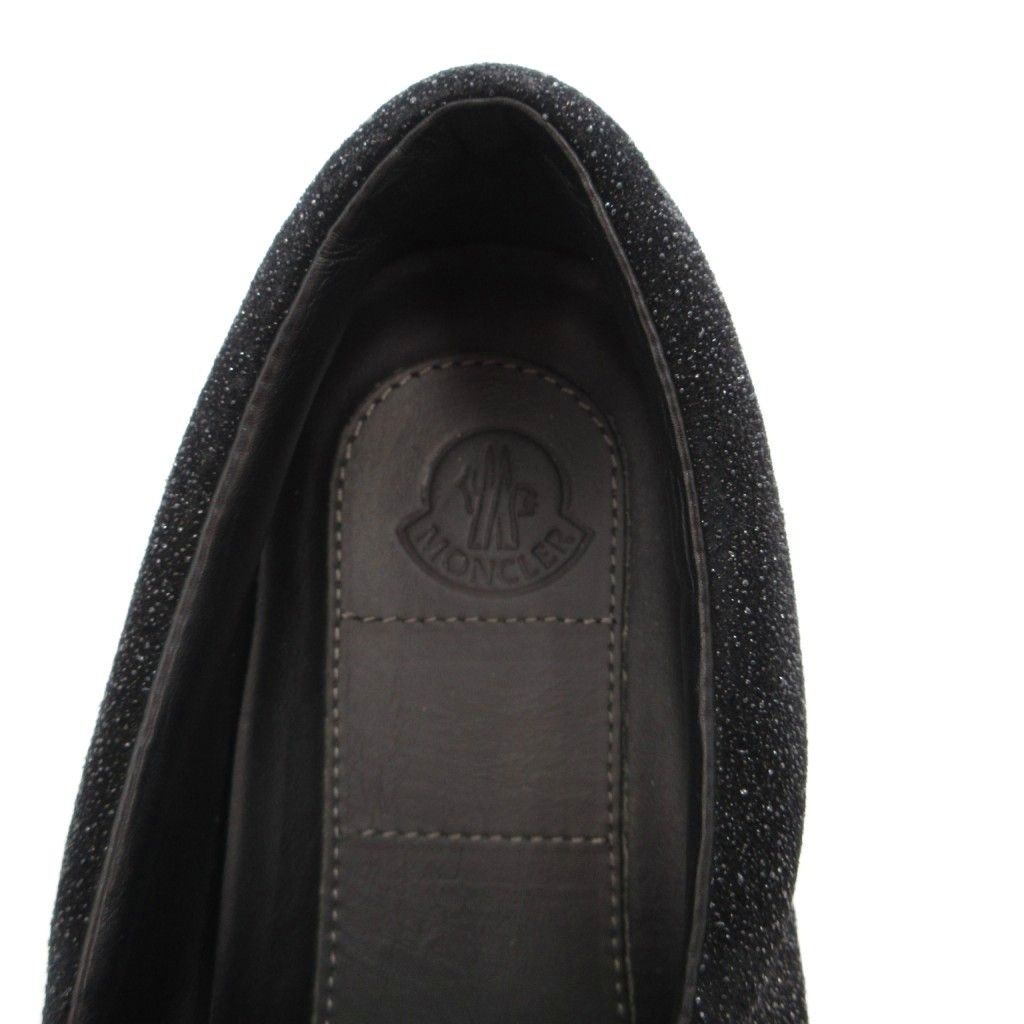 Moncler Glitter Slip on Sneakers 36 Black — view 7