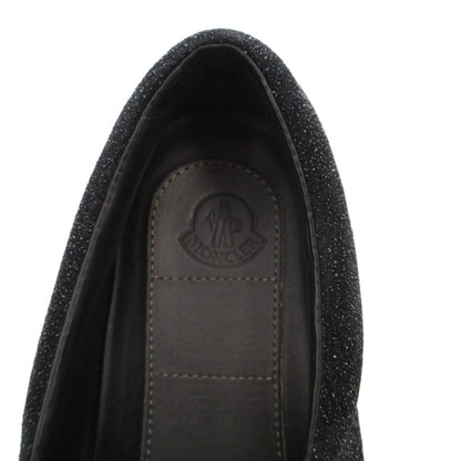 Moncler Glitter Slip on Sneakers 36 Black — view 7