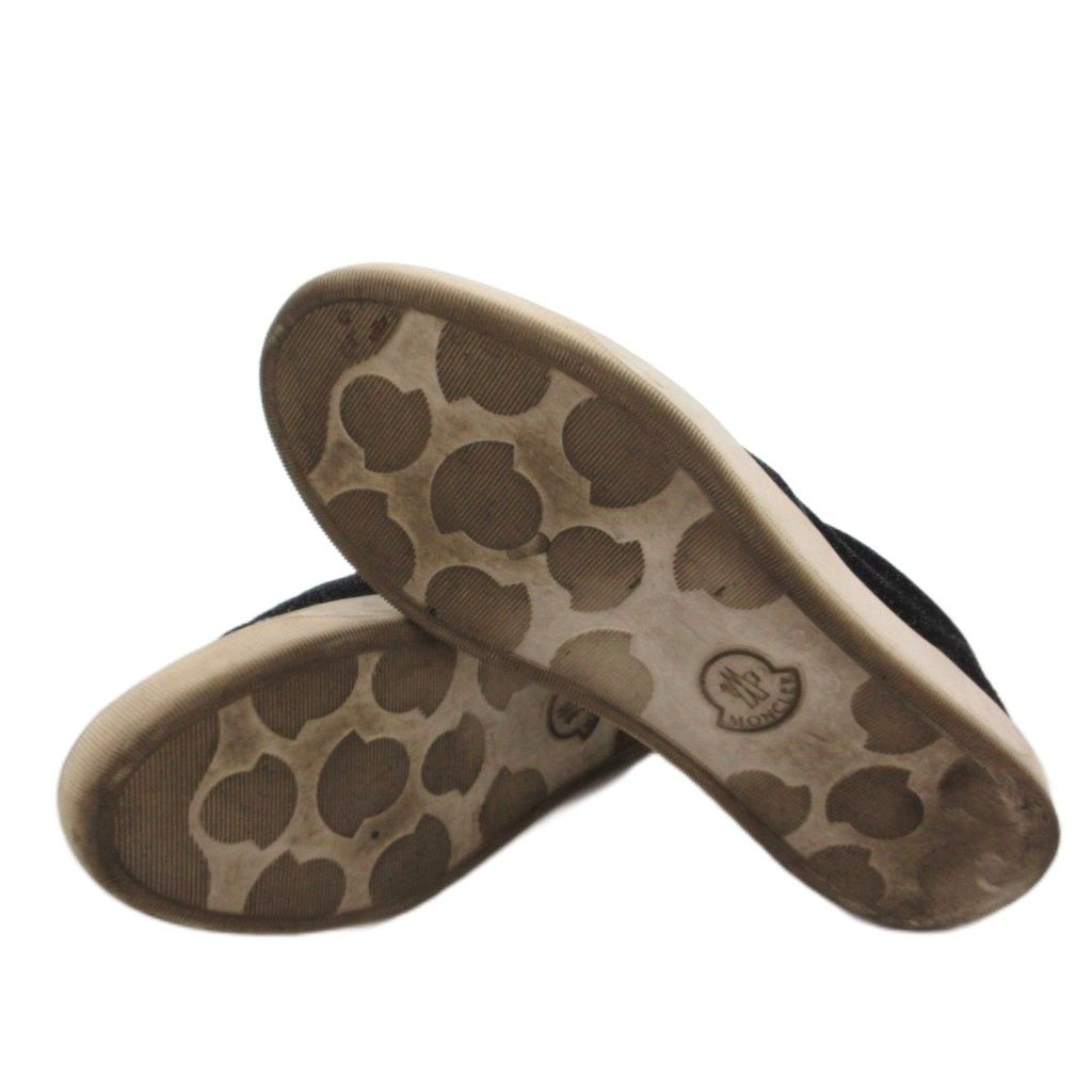 Moncler Glitter Slip on Sneakers 36 Black — view 6