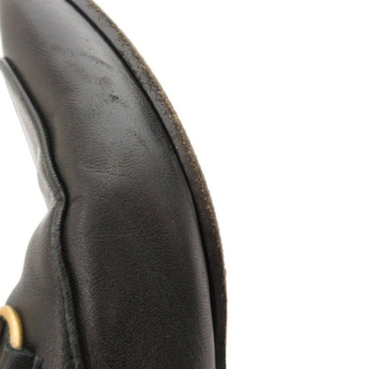 Gucci Horsebit Loafers Shoes Leather 36.5 Black — view 8