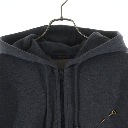Louis Vuitton Cotton Zip Hoodie Gray S — view 3