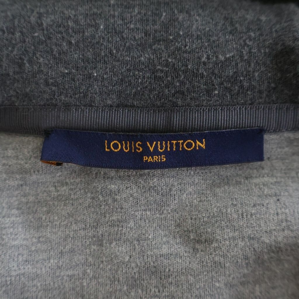 Louis Vuitton Cotton Zip Hoodie Gray S — view 6