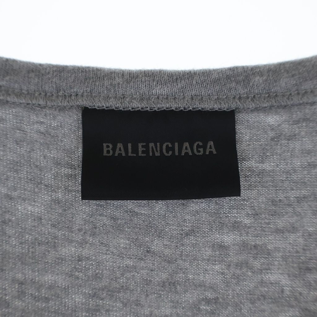 Balenciaga Lettered Crewneck Pullover Vest Layered Top Multicolor — view 4