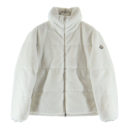 Moncler Pluvier Reversible Fur Down Jacket White