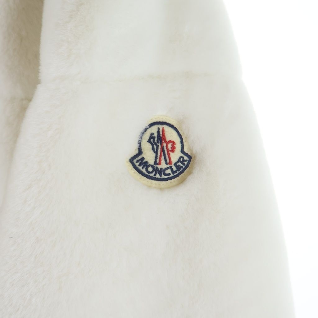 Moncler Pluvier Reversible Fur Down Jacket White — view 5