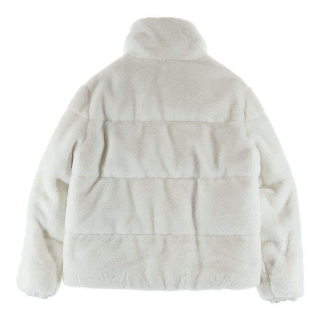 Moncler Pluvier Reversible Fur Down Jacket White — view 2