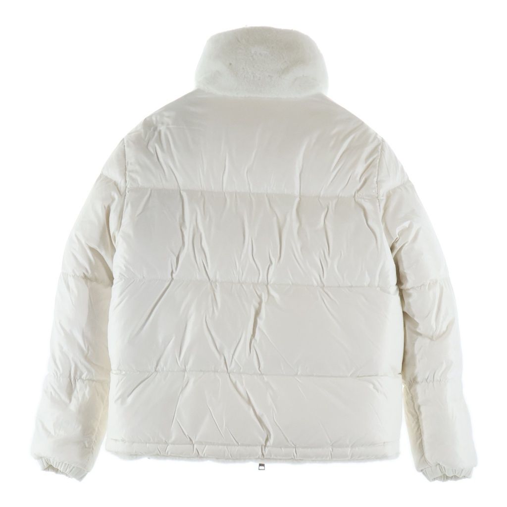 Moncler Pluvier Reversible Fur Down Jacket White — view 4