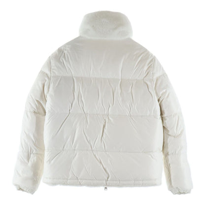Moncler Pluvier Reversible Fur Down Jacket White — view 4