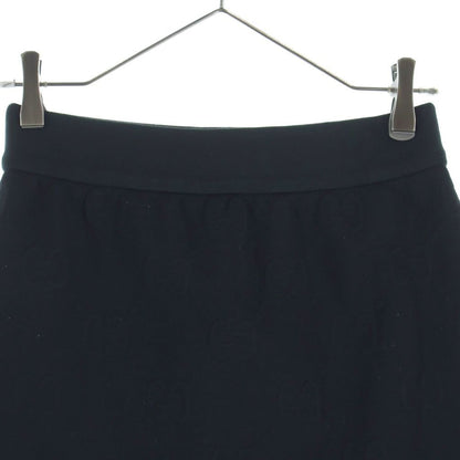 Gucci GG Jacquard Tight Mini Skirt Black — view 4