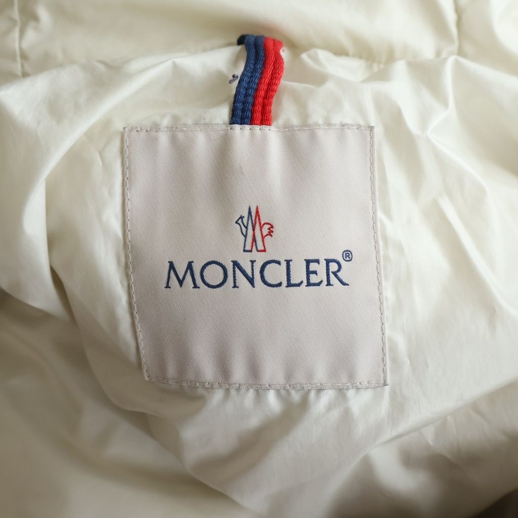 Moncler Cardere Zip Up Jacket White — view 7