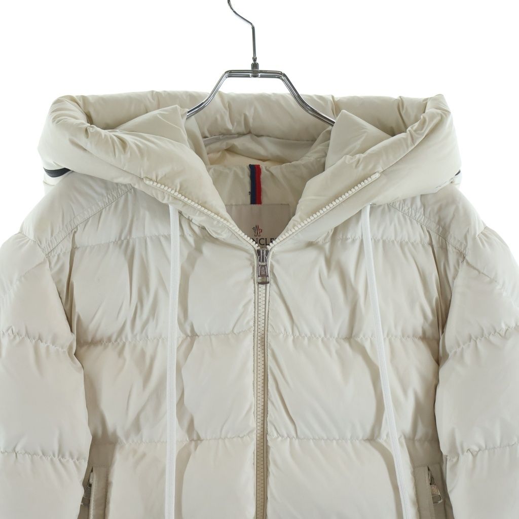 Moncler Cardere Zip Up Jacket White — view 3