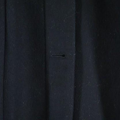 Versace Wool Coat Trench Gold Button Black — view 5